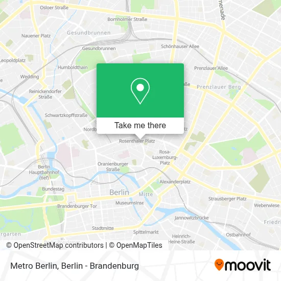 Metro Berlin map