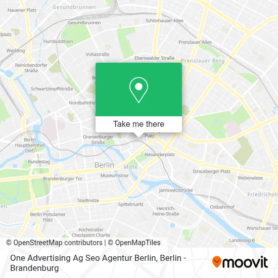 One Advertising Ag Seo Agentur Berlin map