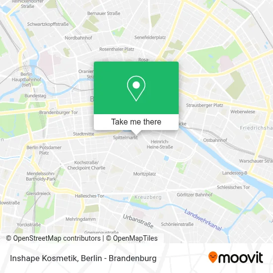 Inshape Kosmetik map