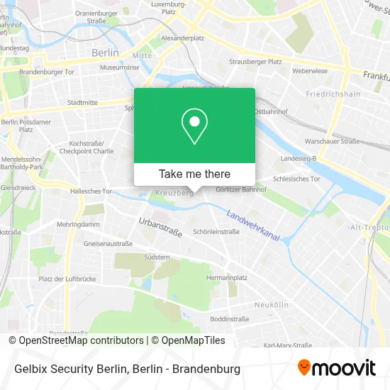 Gelbix Security Berlin map