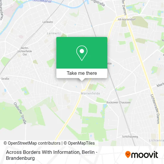 Across Borders With Information map