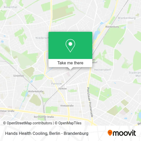 Hands Health Cooling map