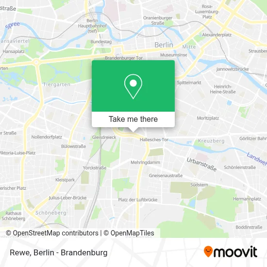 Rewe map