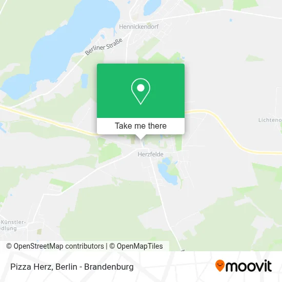 Pizza Herz map