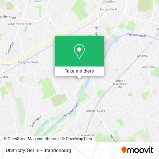 Ubitricity map