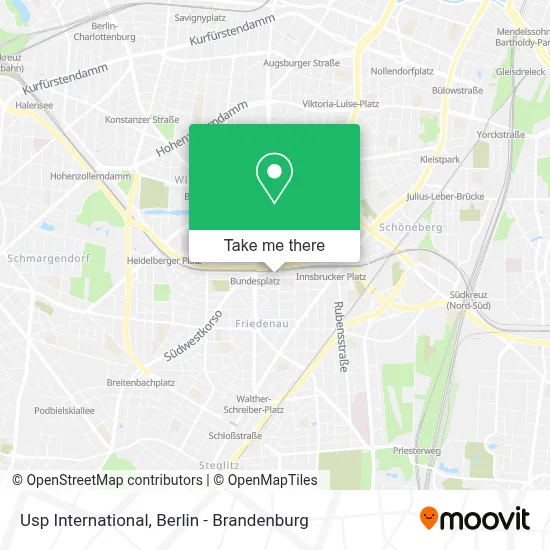 Usp International map