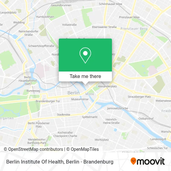 Berlin Institute Of Health map