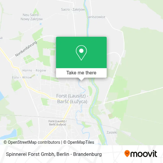 Spinnerei Forst Gmbh map