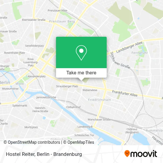 Hostel Reiter map