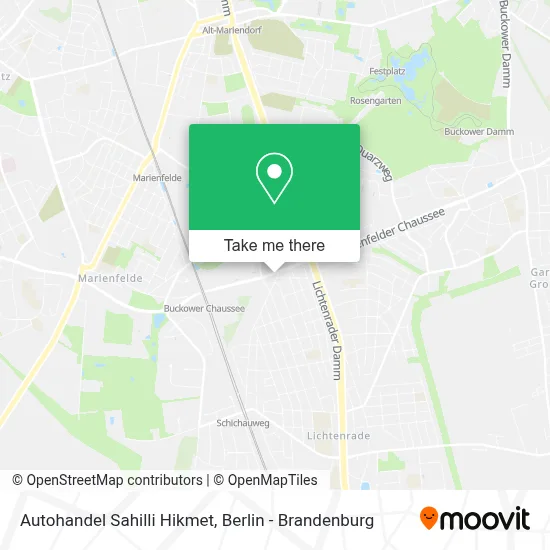 Autohandel Sahilli Hikmet map