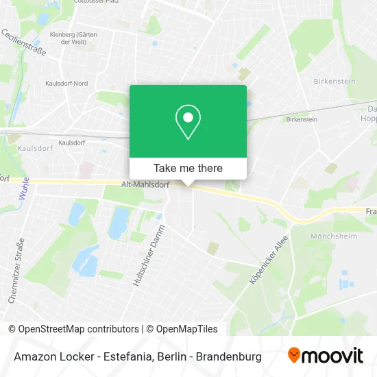 Amazon Locker - Estefania map