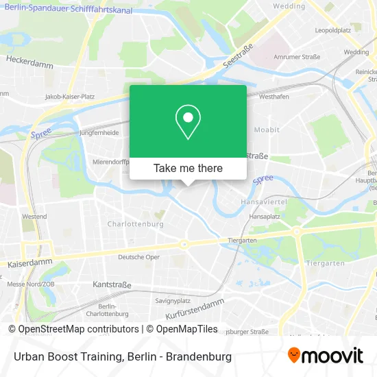 Urban Boost Training map