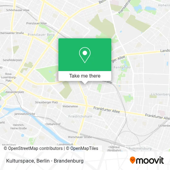 Kulturspace map