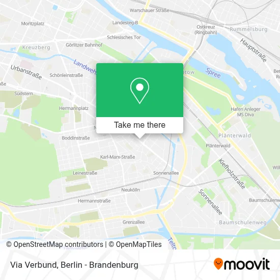 Via Verbund map