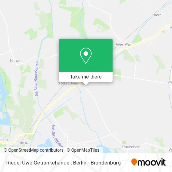 Riedel Uwe Getränkehandel map