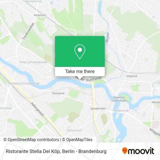 Ristorante Stella Del Köp map