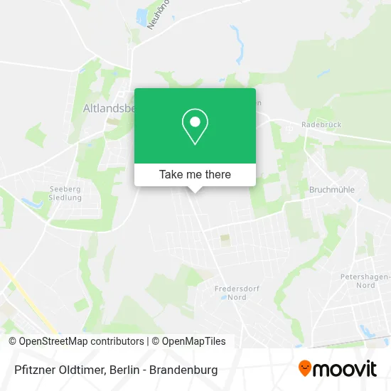 Pfitzner Oldtimer map