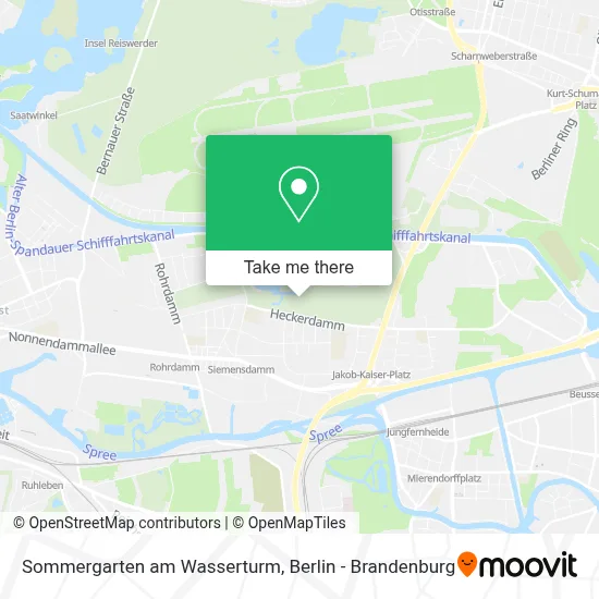 Sommergarten am Wasserturm map