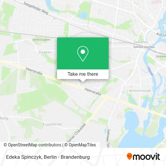 Edeka Spinczyk map