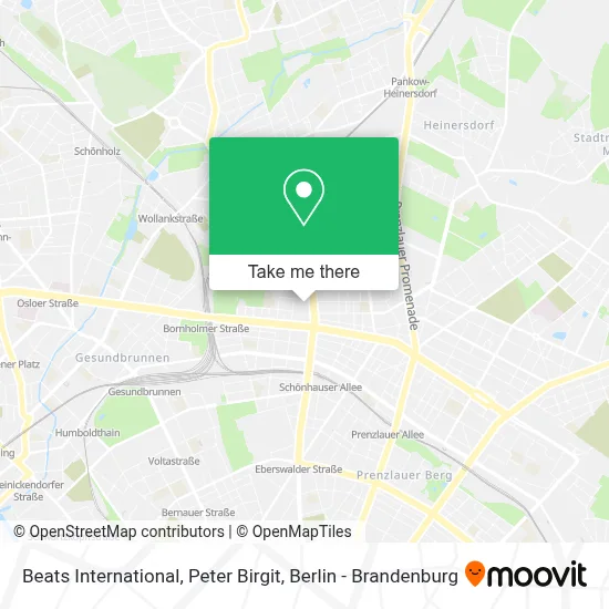 Beats International, Peter Birgit map