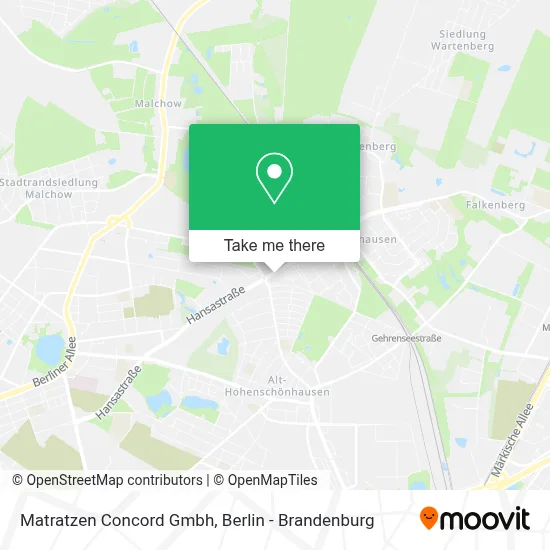 Matratzen Concord Gmbh map