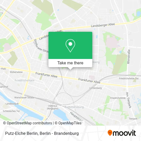 Putz-Elche Berlin map