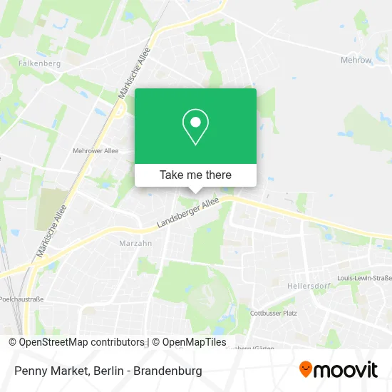 Penny Markt map