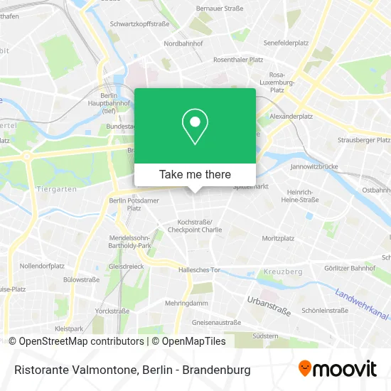Ristorante Valmontone map