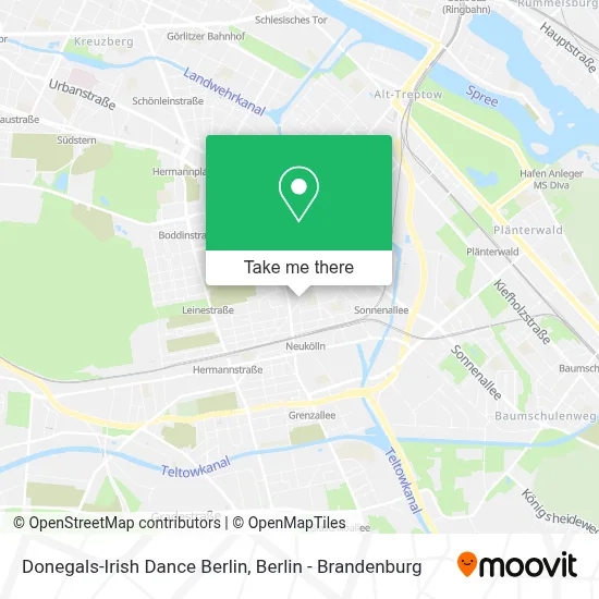 Donegals-Irish Dance Berlin map