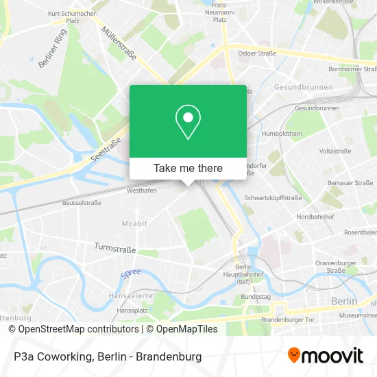 P3a Coworking map