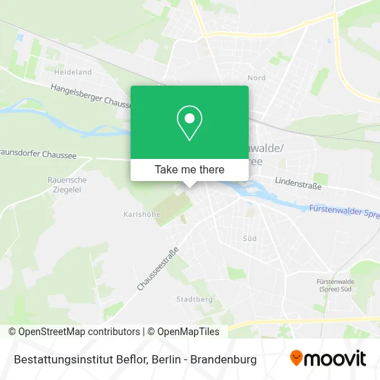 Bestattungsinstitut Beflor map