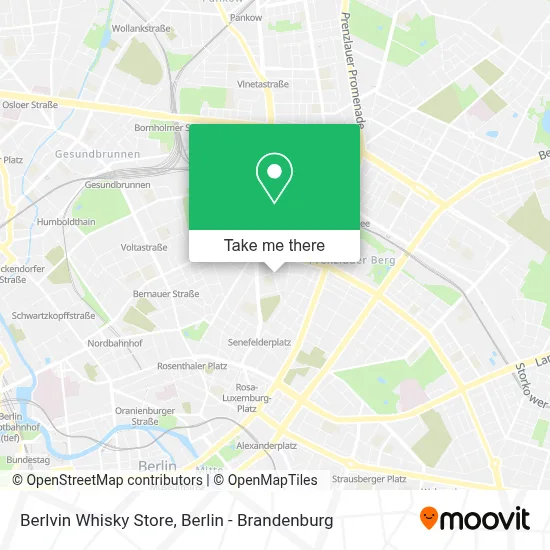 Berlvin Whisky Store map