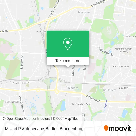 M Und P Autoservice map