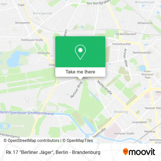 Rk 17 "Berliner Jäger" map