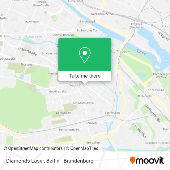 Diamonds Laser map