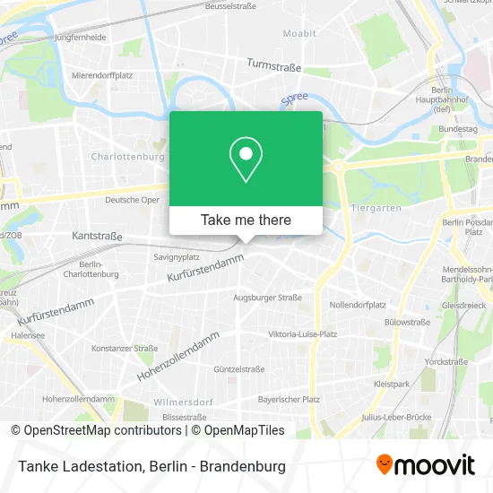 Tanke Ladestation map