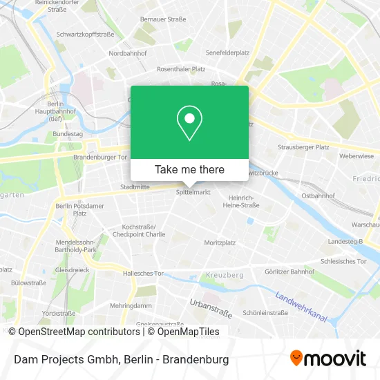 Dam Projects Gmbh map
