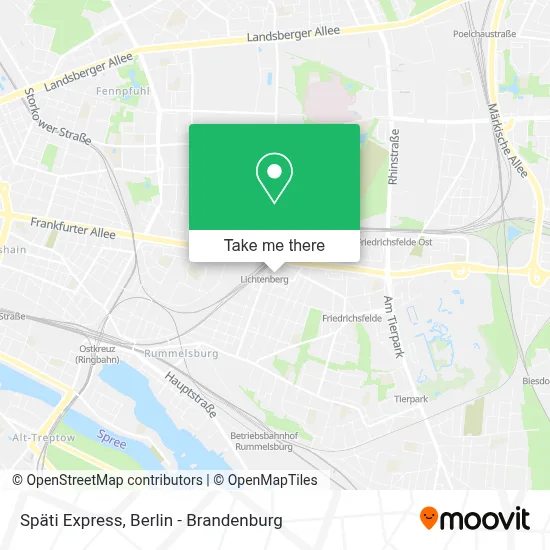 Späti Express map
