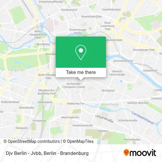 Djv Berlin - Jvbb map