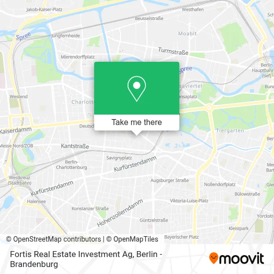 Fortis Real Estate Investment Ag map