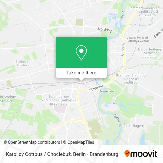 Katolicy Cottbus / Chociebuż map