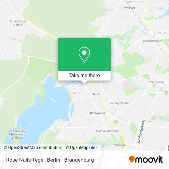 Rose Nails Tegel map