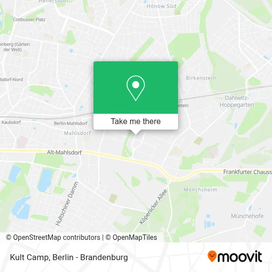 Kult Camp map