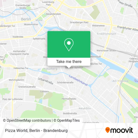 Pizza World map