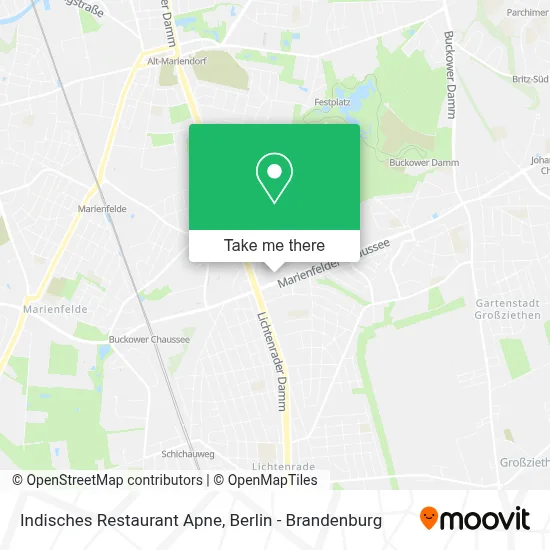 Indisches Restaurant Apne map