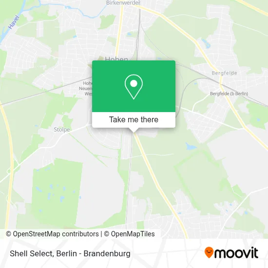 Shell Select map