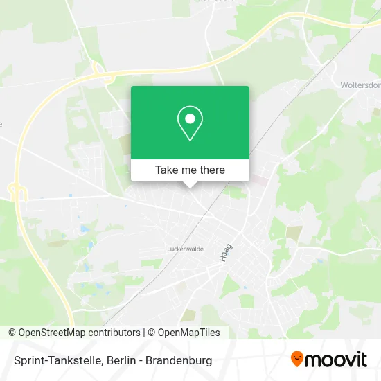 Sprint-Tankstelle map