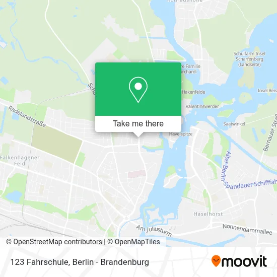 123 Fahrschule map