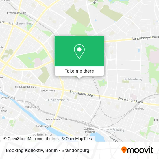 Booking Kollektiv map