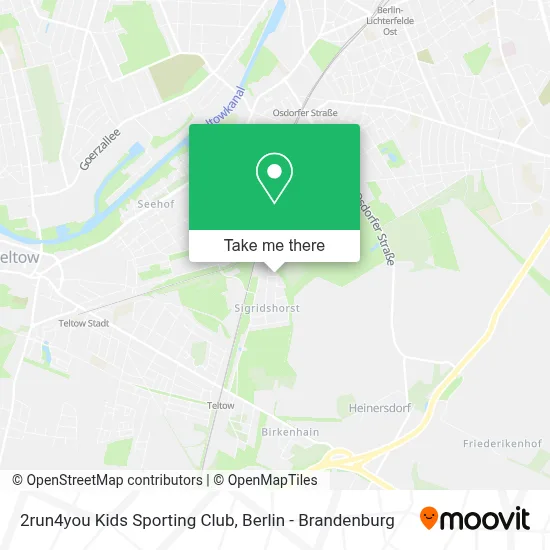 2run4you Kids Sporting Club map